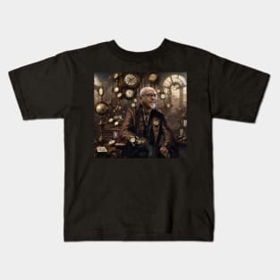 Peter Gabriel Playing for Time Steampunk Kids T-Shirt